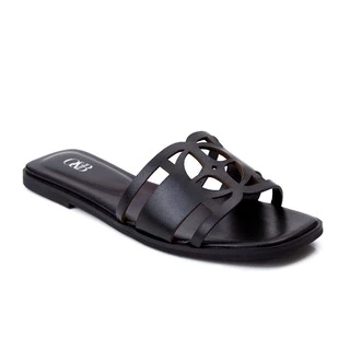 O&B รองเท้าหนังแพะ รุ่น OANDB SANDALS IN BEYOND BLACK-11148CG00116F_C0BKXX