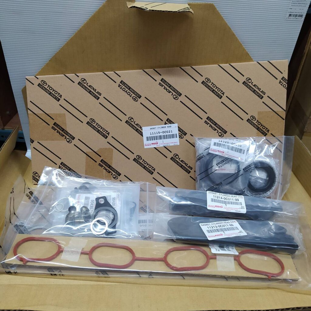(แท้ศูนย์) ประเก็นชุดใหญ่ TOYOTA 2TR-FE / TRH223 / 2TR-FZE / FORTUNER 2.7 TGN โตโยต้า รถตู้คอมมูเตอร