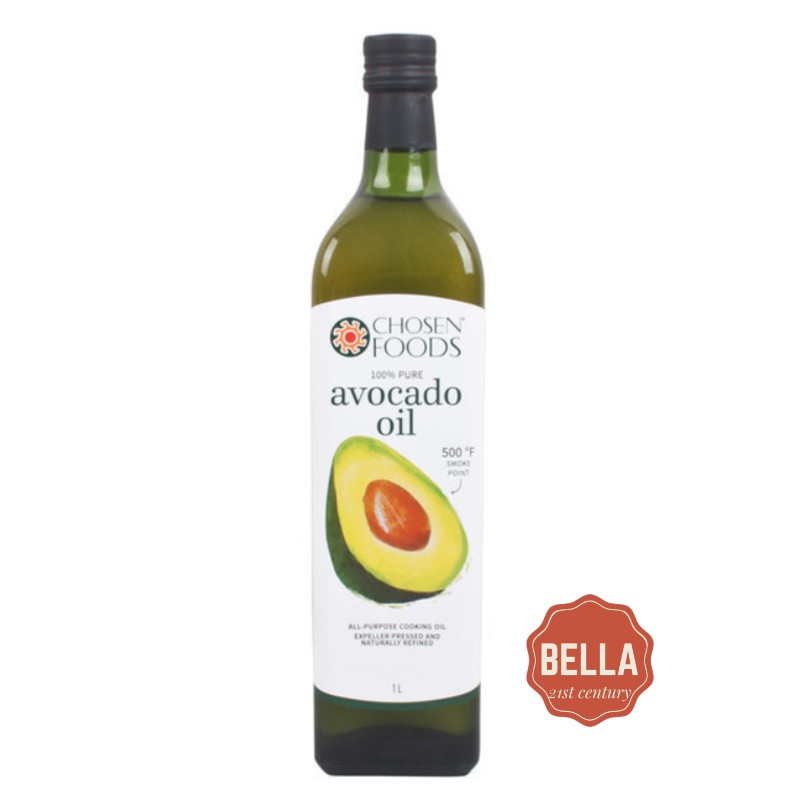 [Chosen Foods] 100 Pure Avocado Oil 1L HighHeat Cooking Oil Cold