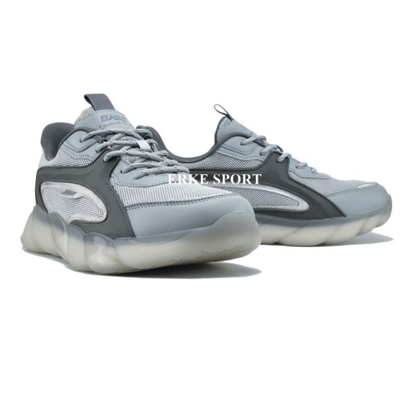 รองเท้าผ้าใบ​ Sneaker 645 Baoji 41-45 ใส่เรียน ทำงาน​ เที่ยวเล่น​ BJM645 เทา​ ดำ​ BJM652