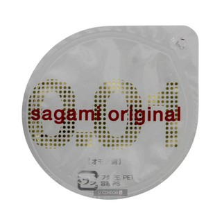 Sagami original 0.01 mm.1ชิ้น!! ขายแยกชิ้น ของแท้💯 นำเข้าจากประเทศญี่ปุ่น