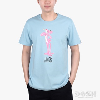 DOSH UNISEX T-SHIRTS PINK PANTHER เสื้อยืดคอกลม แขนสั้น ผู้ชาย-ผู้หญิง DPPMT5004-LB