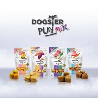 DOGSTER Play Mix ขนมและท็อปปิ้งฟรีซดายสำหรับสุนัข ขนาด 40g