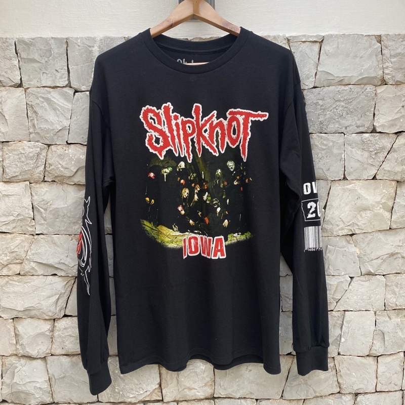 เสื้อวง Slipknot ครบรอบ 20ปี IOWA แขนยาว ลิขสิทธิ์แท้ จาก USA