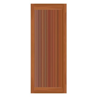 Interior door IRON WOOD DOOR N999 C-MODERN 90X220CM Door frame Door window ประตูภายใน ประตูไม้สยาแดง N999 C-Modern 90x22