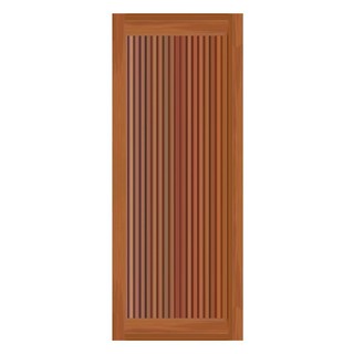 Interior door IRON WOOD DOOR N999 C-MODERN 90X220CM Door frame Door window ประตูภายใน ประตูไม้สยาแดง N999 C-Modern 90x22