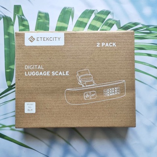 (Etekcity®) Digital Luggage Scale 2 Pack Model. EL11 เครื่องชั่งน้ำหนักดิจิตอลแบบตะขอแขวน ชั่งกระเป๋าเดินทาง พกพาง่าย