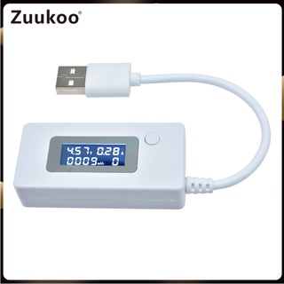 เครื่องตรวจจับแรงดันไฟฟ้า และกระแสไฟฟ้า หน้าจอ LCD ขนาดเล็ก ชาร์จ USB