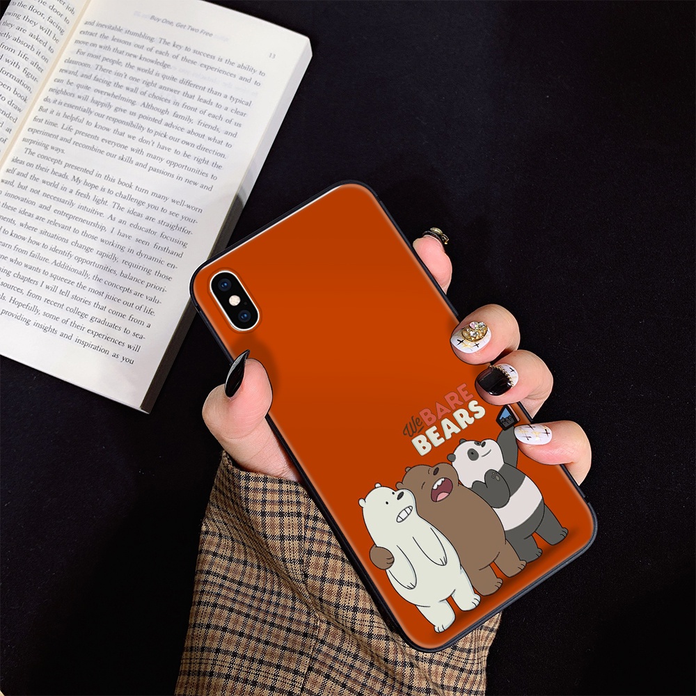iPhone 12 Mini 11 Pro XR XS Max Soft Case B21 Anime We Bare Bears ...