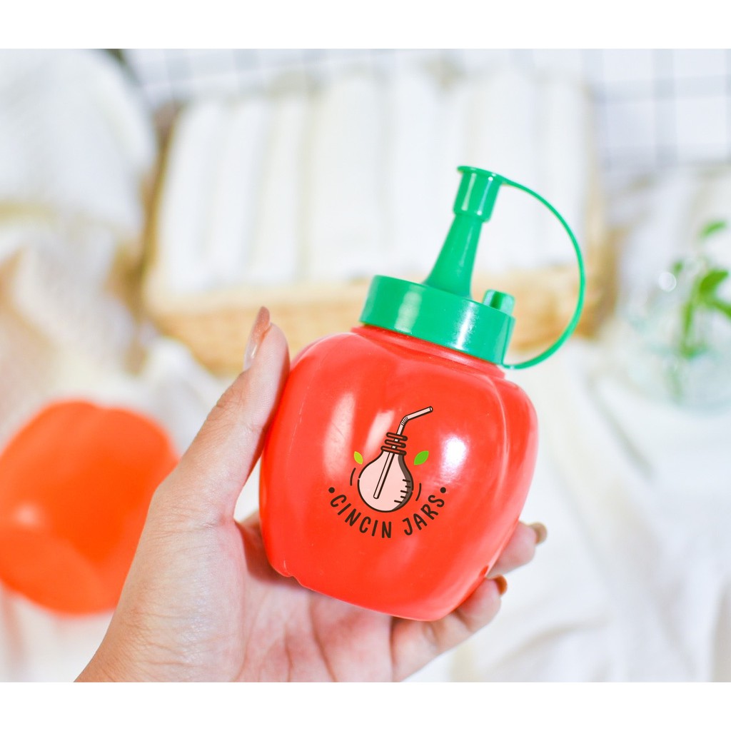 ขวดซอสรูปมะเขือเทศ ขนาด 300 ml