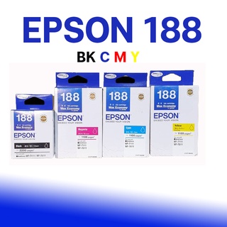 Epson 188 Ink (หมึกอิงค์เจ็ท) ของแท้ ราคาพิเศษ กล่องไม่สวย ด่วนๆมีจำนวนจำกัด