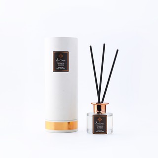 Satira Reed Perfume: Tropical Sunrise ก้านไม้หอม กลิ่มหอมผสมผสานของ สับปะรด ส้ม มะม่วง และ แพชชั่นฟรุ๊ต ให้กลิ่นหอมผลไม้