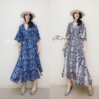 Kiira Printed Maxi dress