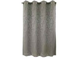 สุดพิเศษ!! ผ้าม่านหน้าต่าง ผ้าม่าน ผ้าม่านกันยูวี CURTAIN RIBBON UV 145X160 GRAY HLS ผ้าม่านกันแสง ติดตั้งง่าย ป้องกันแส