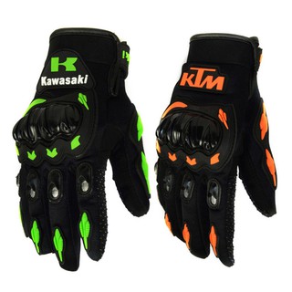 Kawasaki Motorcycle gloves A星 Protective gloves for riders ถุงมือรถจักรยานยนต์ KTM