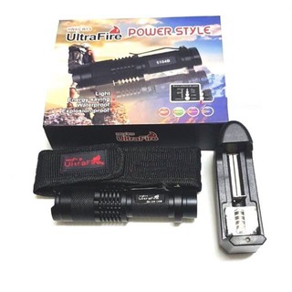 ไฟฉาย Ultrafire POWER STYLE รุ่น 5104B สีดำ