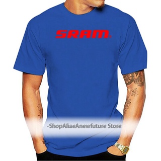 ถูกสุดๆใหม่ เสื้อยืดลําลอง ผ้าฝ้าย แขนสั้น พิมพ์ลายโลโก้ Sram คุณภาพสูง สีดํา สําหรับผู้ชาย ไซซ์ S-5XLรหัสเต็ม