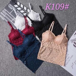 👙สายเดี่ยวในลูกไม้ทั้งตัว k-109💝