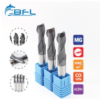 CARBIDE END MILL FLAT 2FLUTES 45HRC  คาร์ไบด์เอนมิล 2ฟันสำหรับงานเหล็กเกรด 45HRC 4/6/8MM