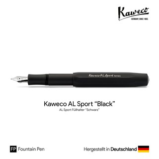 Kaweco AL Sport "Black" Fountain Pen - ปากกาหมึกซึมคาเวโก้ เอแอลสปอร์ต สีดำ