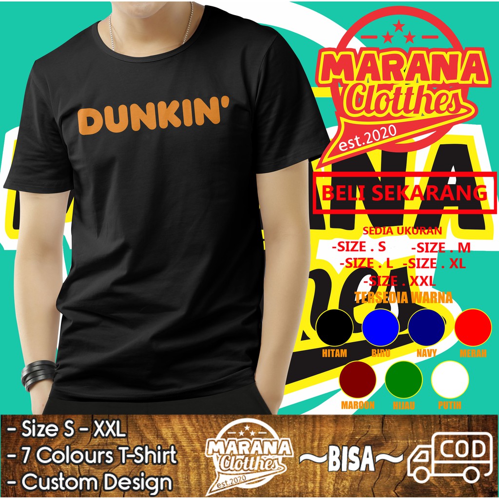 เสื้อบริษัทโลโก้ Dunkin Donuts