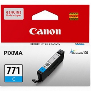 หมึกอิงค์เจ็ท สีฟ้า Canon CLI-771