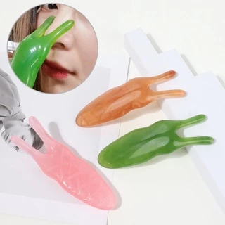 พร้อมส่ง🔥กัวซา นวดจมูก เรซิ่นนวดจมูก ที่นวดจมูก แผ่นกัวชา กวซานวดหน้าไม้ ดูแลผิวหน้าเ ครื่องมือความงาม