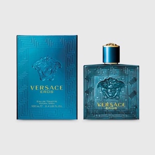 🔥🔥 โปรโมชั่น🔥🔥🔥 ซื้อนำ้หอม 1 ขวดแถมทอง 0.1 กรัม 1 แผ่น พร้อมส่ง🔥🔥 Versace Eros For Men EDP 100 ml. กล่องซีล