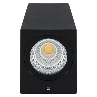 Exterior wall lights OUTDOOR WALL LIGHT CARINI LCW0220S 2X3W WARMWHITE ALUMINIUM MODERN BLACK External lamp Light bulb ไ