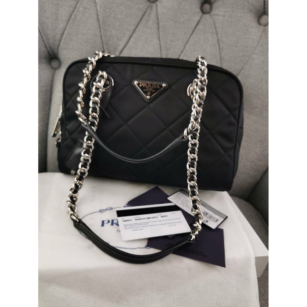 New Prada คล้องไหล่ 1BB072 ของแท้ 100% | Shopee Thailand