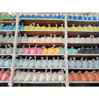 [PROMO] Cat tembok kiloan 5 kg Patria Paint warna putih salju biru muda tosca grey silver