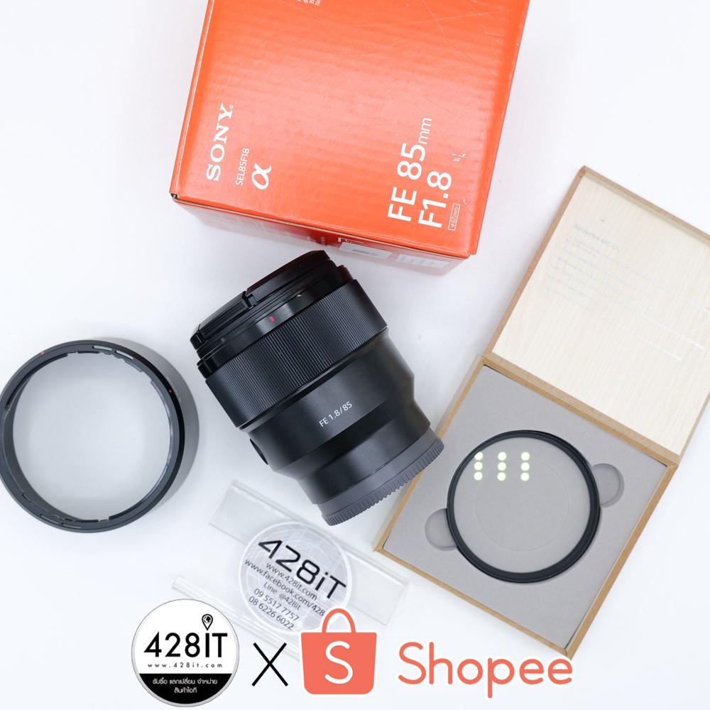 [มือ2]Sony FE 85 f1.8 สภาพดี ครบกล่อง แถมฟิลเตอร์ คุ้มค่า ทักแชตรับcodeส่วนลด500