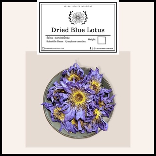 Organic Blue Lotus Tea ชาดอกบัวสีน้ำเงินออแกนิค (Nymphaea Caerulea) กลีบ &amp; ดอก - Petals &amp; Whole Flower Option