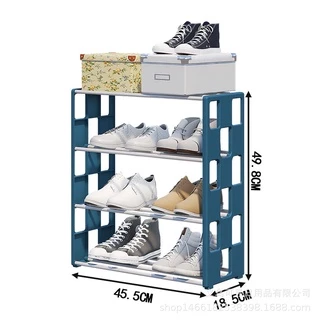 【ส่งด่วน】ชั้นเก็บรองเท้า ชั้นวางรองเท้าสแตนเลส Shoe Rack 3/4/5ชั้น มีให้เลือก 3 แบบ
