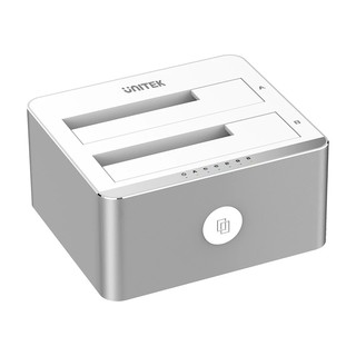 Hard Drive Docking Station USB 3.0 to SATA Offline Clone สีขาว