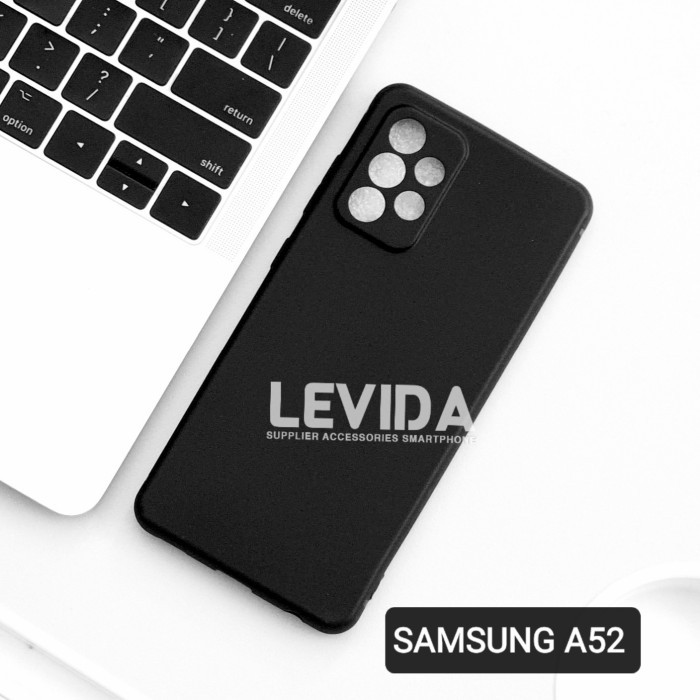 Samsung A20 Samsung A30 Samsung M10S Samsung A52 Samsung A52S Softcase Macaron Square Black / Case S