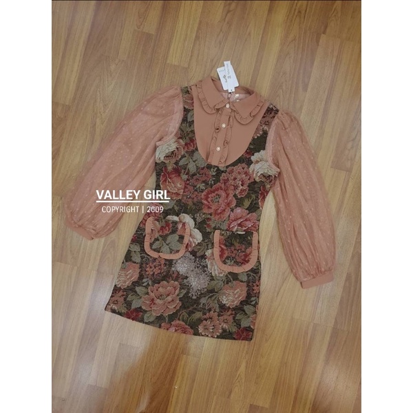 valley Girl : Dress ผ้าทอ (สอบถามก่อนสั่งซื้อ)
