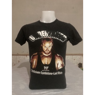 เสื้อวินเทจ เสื้อมวยปล้ำ WWE ผ้า cotton 100% มือสองของแท้ size S อก 18 ยาว 25