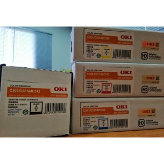 OKI GENUINE TONER CARTRIDGE for C301 / C321 / C342 ++ HD Original Consumables (ของแท้แท้!!)