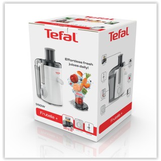 Tefal เครื่องคั้นและสกัดน้ำผลไม้ กำลังไฟ 350 วัตต์ ความจุ 0.95 ลิตร รุ่น ZE370138