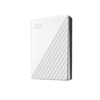 (ลุ้นรับกระบอกน้ำ WD มูลค่า 159 บาท)Western Digital HDD 1 TB External Harddisk ฮาร์ดดิสพกพา รุ่น My Passport 2019 ,WHITE ,1TB, USB 3.0