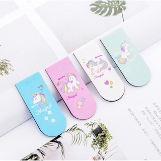 🦄ที่คั่นหนังสือแม่เหล็ก “ลายม้ายูนิคอร์น”🦄
