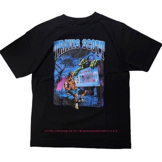 GP เสื้อยืด Travis Scott Hip Hop Travis Scott Rapper astroworld oversize SML