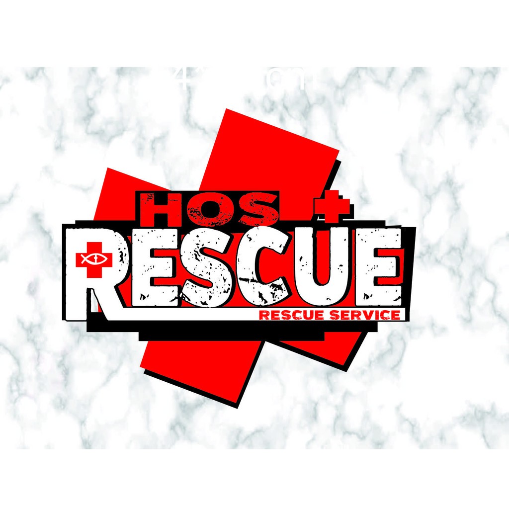 สติกเกอร์ติดรถ Rescue สติกเกอร์แต่งรถมูลนิธิ สติ๊กเกอร์ติดรถ สติ๊กเกอร์เท่ๆ สติกเกอร์แต่ง Rescue สภฉ.