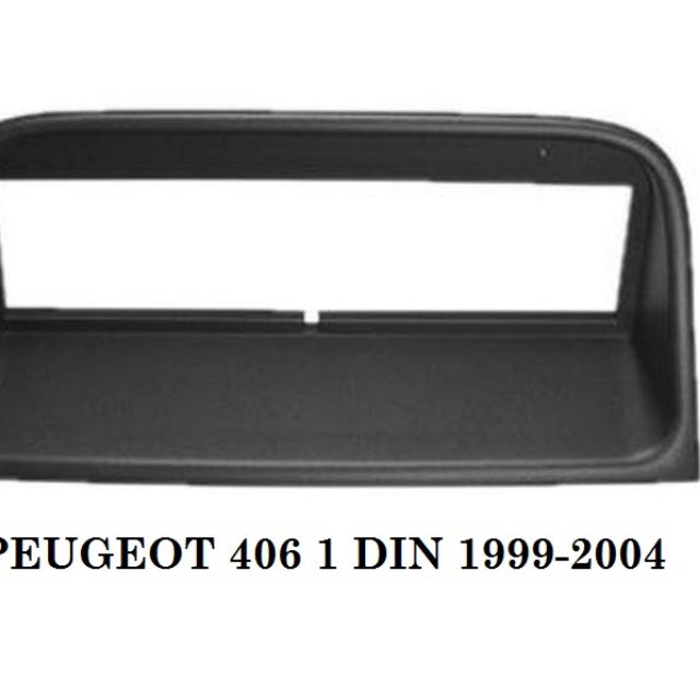 หน้ากากPEUGEOT 406 ปี 1999-2005 สำหรับเปลี่ยนวิทยุ 1DIN