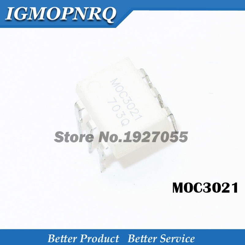 10pcs MOC3021 DIP6 3021 DIP C3021 photocoupler ใหม่เดิม