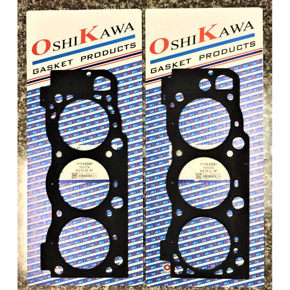 ปะเก็นฝาสูบ TOYOTA LEXUS 5VZ-FE เหล็ก [ราคาต่อ1 set L+R] 11115[6]-62081 Prado - Land Cruiser - Tacom