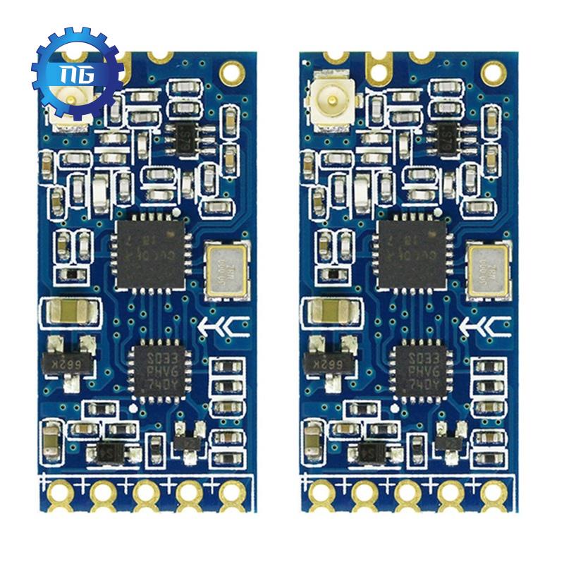 2X HC-12 433Mhz SI4463 Wireless Serial Port ule 1000M เปลี่ยนบลูทูธ HC12