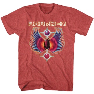 เสื้อยืด พิมพ์ลายโลโก้วงร็อค Journey Rock Band Music Group สําหรับผู้ใหญ่