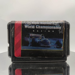 Nigel Mansells World Championship [bootleg] ตลับก๊อปเก่า MEGA DRIVE [MD] เทสแล้ว เล่นได้